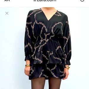 COPY - Brand new with tags Zara Chain Print Dress. Size M